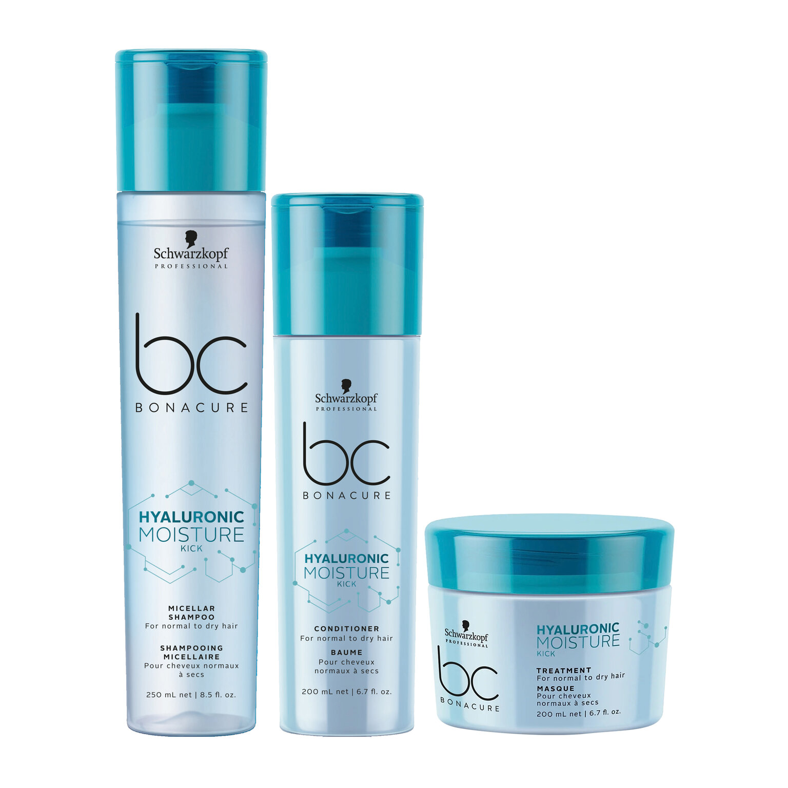 Köp Schwarzkopf Professional BC Bonacure Hyaluronic Moisture Kick Trio ...